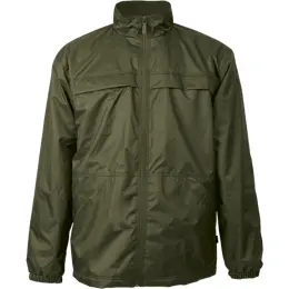Heritage Windbreaker Jacket Olive Front